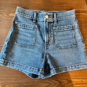 Madewell Blue Jean Shorts